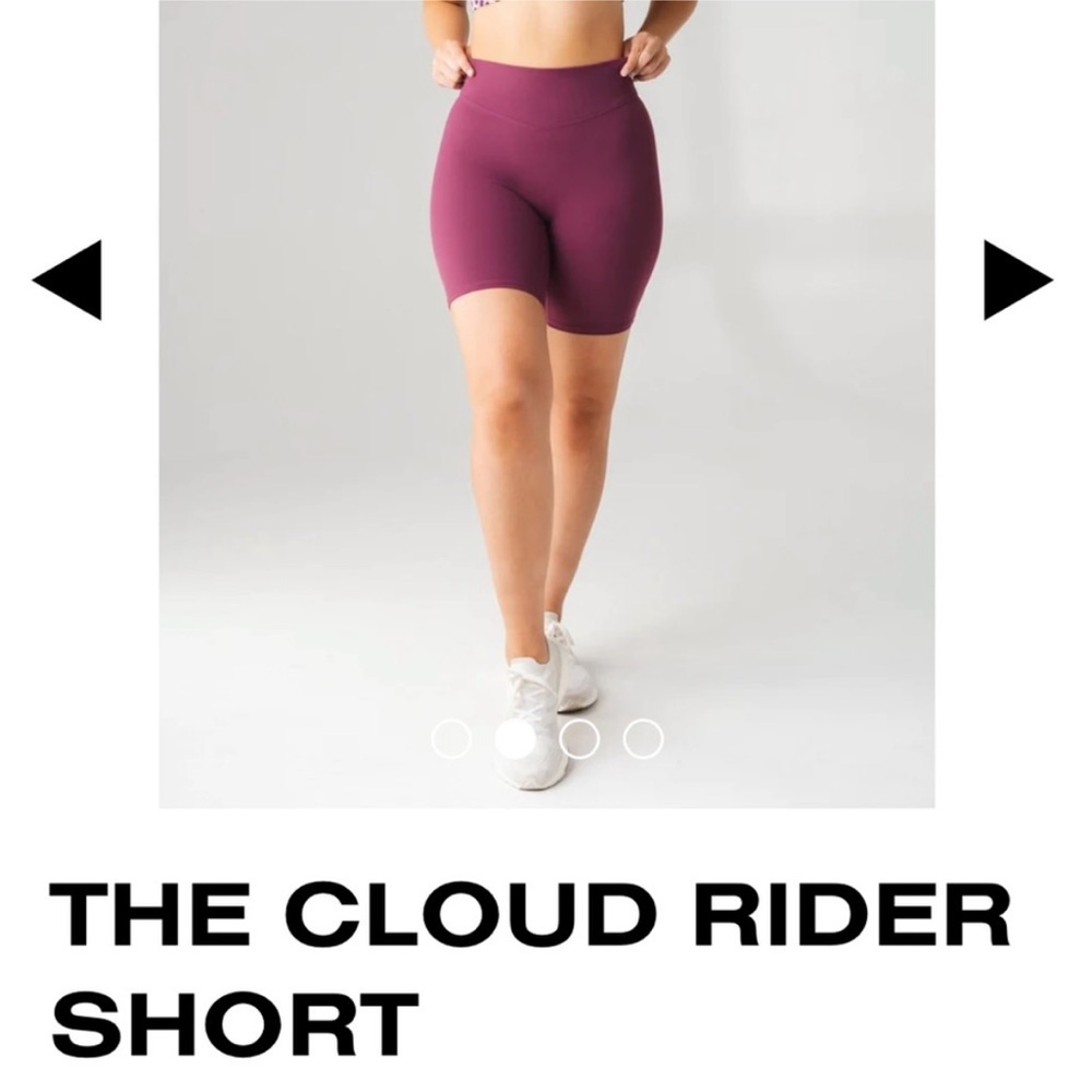Vitality cloud rider shorts pomegranate